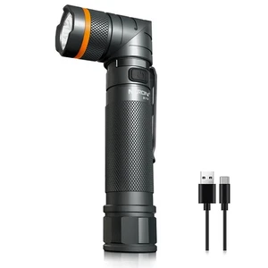 Flashlights,Rechargeable Magnetic LED Flashlights,1200 High lumens Tactical F... - Bild 1 von 8