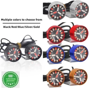 4-piece set of car and motorcycle color lights 12V18LED service brake flash - Bild 1 von 10
