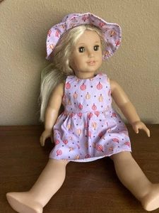 Vintage Girl Doll, Jointed Arms & Legs, Blond Hair,  Brown Eyes Open & Close - Picture 1 of 4