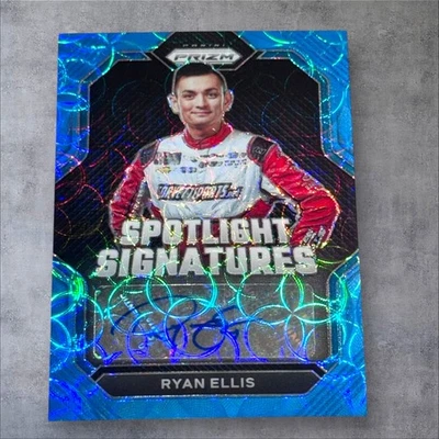 Ryan Ellis SPOTLIGHT SIGNATURES CAR BLUE 2023 PANINI PRIZM signed card #49/75 - Image 1 of 2