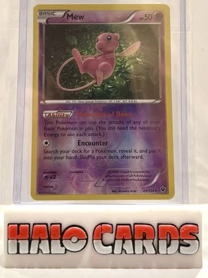 PACK FRESH Mew 29/124 Fates Collide Reverse Holo MINT Y19 - Image 1 of 2