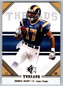 2009 SP Threads Donnie Avery St. Louis Rams #30 - Picture 1 of 2