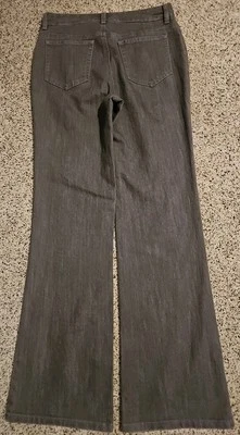 JONES NEW YORK SIGNATURE JEANS WOMEN SZ 4 GRAY STRETCH BOOT CUT - EUC! - Image 1 of 4