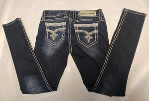 Rock Revival Jeans Women’s Sz 27 Inseam 30 Sherry Skinny Straight - Picture 1 of 9