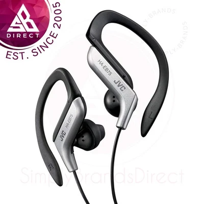 JVC HAEB75SN Earphones with Adjustable Clip for Sports│Splash-proof│3.5 mm Jack - Image 1 of 3
