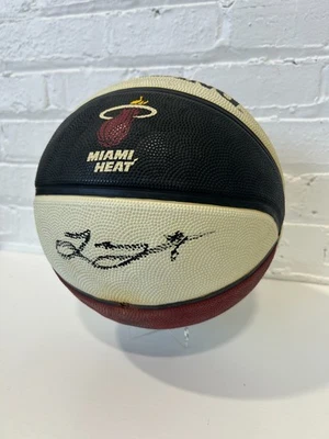 Lebron James Signed Miami Heat Autographed Basketball With COA  - Image 1 of 4