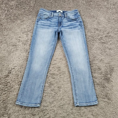BKE Jeans Womens 28 Capri Low Rise Slim Light Wash Stretch Denim Stella 26x25 - Image 1 of 4