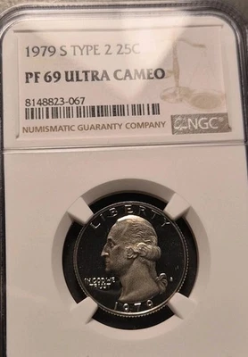1979-S 25C Type 2 DCAM (Proof) Washington Quarter *50 - Image 1 of 4