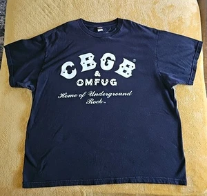 CBGB OMFUG T-Shirt 2XL Vintage Y2K schwarz *lesen* - Bild 1 von 6