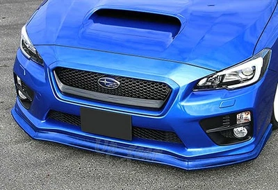 Para 15-21 Subaru WRX STi CS-Style JDM Pintado Azul Parachoques Delantero Cuerpo Labio 3 Piezas Foto 1 de 4