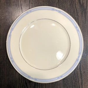 LENOX Courtland (1) 10 3/4” Dinner Plate Blue Band Platinum Trim (Trim Blemish) - Picture 1 of 12