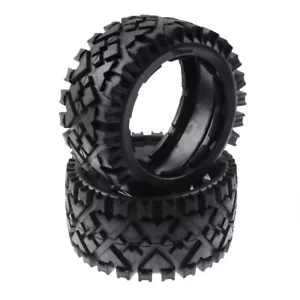 Schwarzer All Terrain Hinterreifen passend für 1/5 RC Buggy HPI BAJA RV KM 5B - Bild 1 von 9