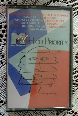 MTV HIGH PRIORITY CASSETTE, STEVIE NICKS, ANDY WARHOL COVER - VARIOUS ARTISTS - Image 1 of 2