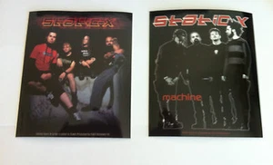STATIC-X 2 Pack of Stickers Color Band Photo & Machine NEW OFFICIAL MERCHANDISE - Picture 1 of 3
