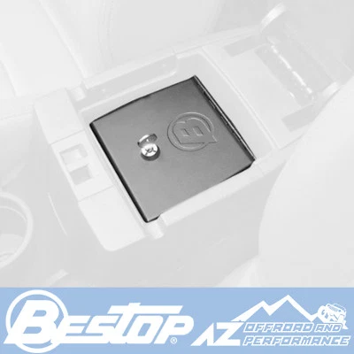 Caja de bloqueo de consola interior Bestop para Jeep Wrangler JK 11-18 y JKU ilimitado Foto 1 de 4