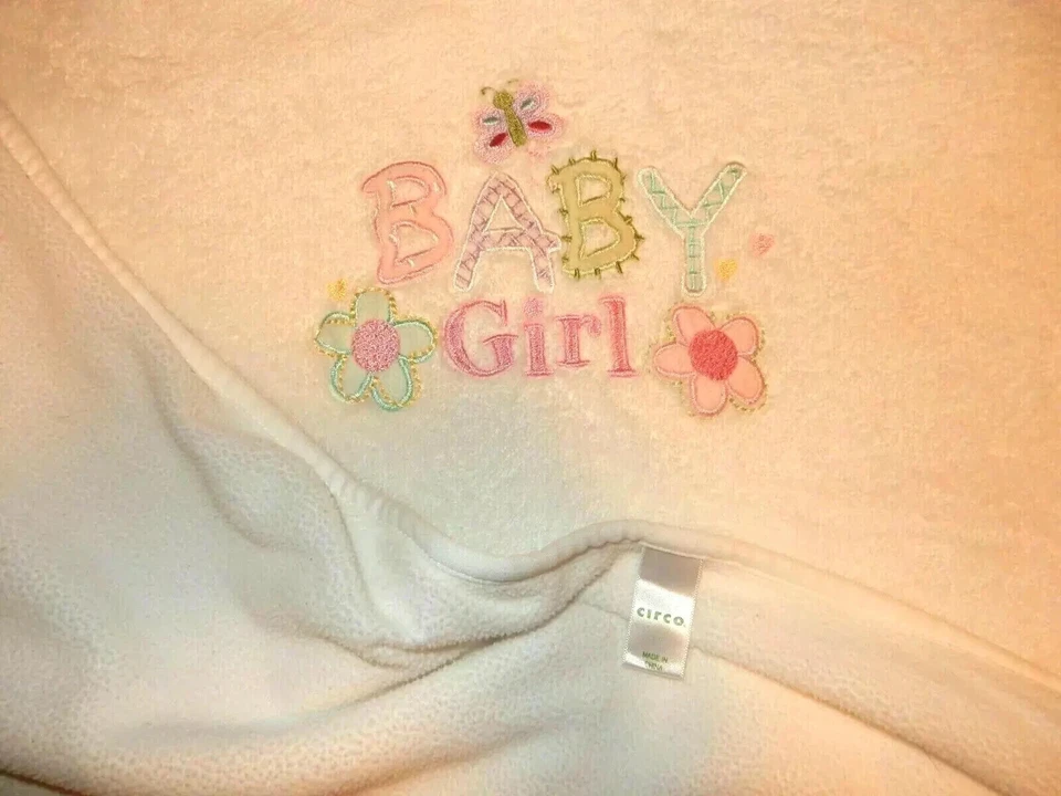 5D!¡GUAU! CIRCO Bebé Niña Mariposa Flores Felpa Sedosa Vellón Cuna Bebé Manta Foto 1 de 4