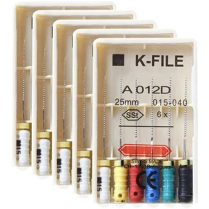 5 Packs 21/25/31mm Dental K-File Endodontic Hand Use Endo Root Canal K Files SSt - Picture 1 of 37