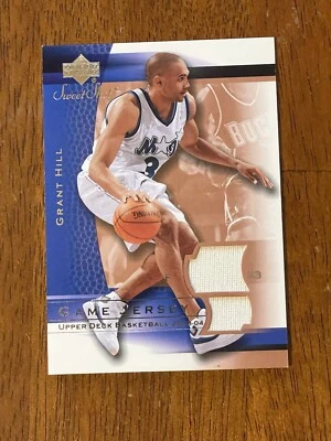 2003-04 Upper Deck Sweet Shot Game Jersey Grant Hill #GH-J - Image 1 of 2