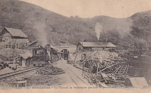 Carte postale ancienne postcard MADAGASCAR tunnel de SAHAMPALE timbrée 1905 - Photo 1/1