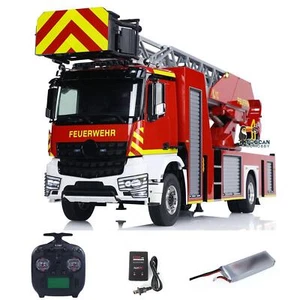 1:14 ST8 Metal Chasis Escalera RTR 4*2 RC Camión de Bomberos 3363 Luz Sonido - Imagen 1 de 12