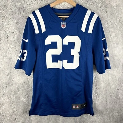 #23 Frank Gore Indianapolis Colts Nike Джерси на поле синий мужской размер маленький - Изображение 1 из 4
