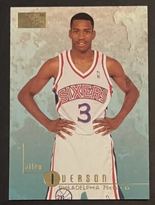 1996-97 SKYBOX PREMIUM ALLEN IVERSON ROOKIE RC #85 PHILADELPHIA 76ERS NOT MINT 5 - Picture 1 of 3