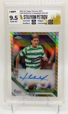 Stiliyan Petrov - 2021-22 Topps Chrome SPFL Autograph Gold Parallel 39/50 (246) - Image 1 of 3