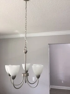 Thomas Lighting Tia 5-Light Chandelier, Matte Nickel - 190006117 - Picture 1 of 2