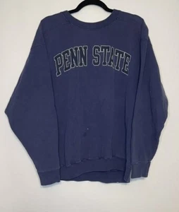 Vintage Nike Penn State Navy Blue Crewneck Sweater Pullover Men’s Size Medium - Picture 1 of 4