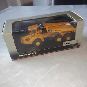 MOTORART diecast - engin de chantier 1/87 – camion benne VOLVO A40D - Foto 1 di 4