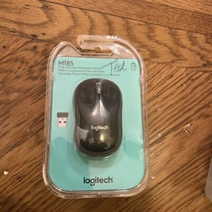 Mouse Inalámbrico Logitech M185 Totalmente Nuevo Como Nuevo Computadora Plug And Play - Imagen 1 de 6