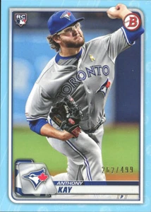 ANTHONY KAY 2020 Bowman SKY BLUE PARALLEL 262/499 TORONTO BLUE JAYS #17 - Picture 1 of 1