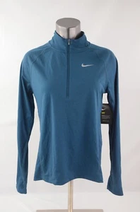Nike Top Core Half Zip Mid Blue Women's Multiple Sizes New with Tags 854945 425 - Picture 1 of 4