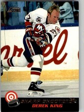 1992-93 Score Sharp Shooters Derek King #15