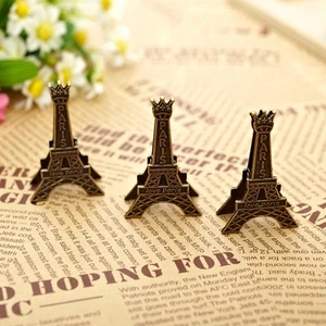 Eiffel Tower Decor Photo Memo Clip Stand Display Holder Card Hom 5.6 * 3.3 cm`yk - Picture 1 of 10