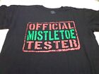 Official Mistletoe Tester Christmas  Tee T-Shirt  Size Medium  