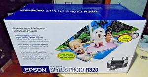 Epson Stylus Photo R320 Inkjet Printer – Brand New in Factory Box , Never Used - Afbeelding 1 van 6