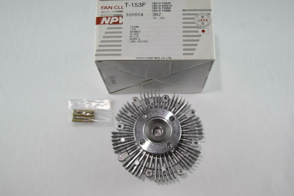Embrague ventilador radiador refrigeración NPW para Toyota Tacoma 2,7 L (hecho en Japón) Foto 1 de 2