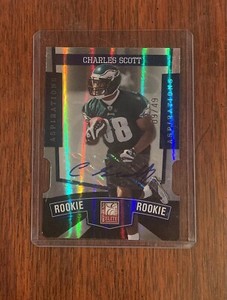 2010 Donruss Elite Charles Scott Aspirations Die-Cut Rookie Auto RC #9/49 #141