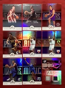 2005-06 Upper Deck NBA REFLECTIONS (9) Card Lot Rookies - Game Used - Parallels - Picture 1 of 13