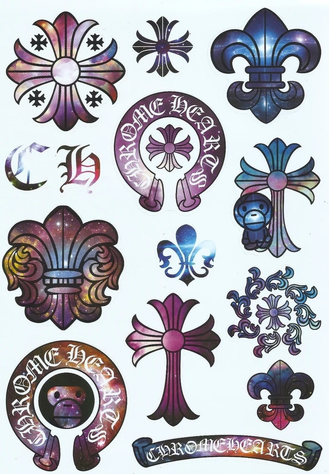 Sticker Decal Sticker Set (42 8/12ft) Cross Mix " - Laptop, Stickerbomb - Image 1 of 1