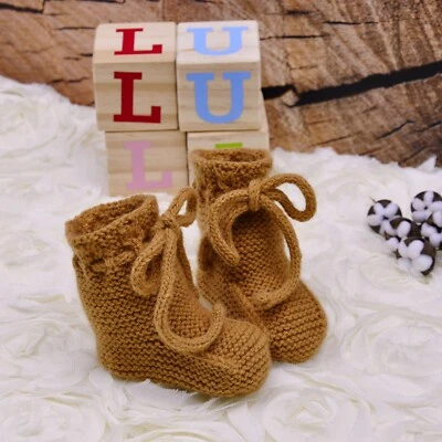 Patucos/Botitas de punto para Bebé - HECHO A MANO - Imagen 1 de 4