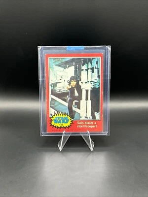 1977 Topps Star Wars #123 Solo blasts a stormtrooper! - Image 1 of 4