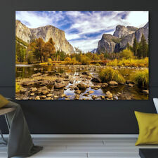 Mountain Lake Natural Scenery Posters Prints Wall Picture Canvas Paintings
