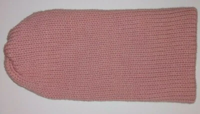 Turbante Rasta Beanie Tam 3 en 1 Rosa Rosa Doble Punto - Talla Única - Extra Largo - LUJO  Foto 1 de 4