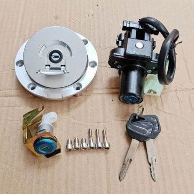 Interruptor de encendido tapa de gas llave de bloqueo de asiento para Honda CB600F Hornet 600 CBR600RR 03-06 Foto 1 de 4