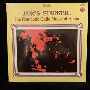 JANOS STARKER cello - Romantic Cello Music of Spain - EVEREST ST LP IN SHRINK.. - Imagen 1 de 4
