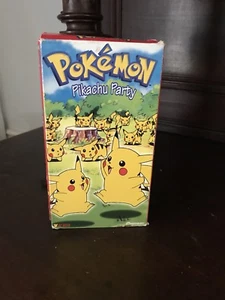Pokemon Pikachu Party VHS Three TV Episodes Nintendo - Picture 1 of 7