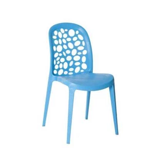 Outdoor CHAIR Stackable Restaurant Cafe Seat Dining Chairs Replica Grace Blue - Picture 1 of 3