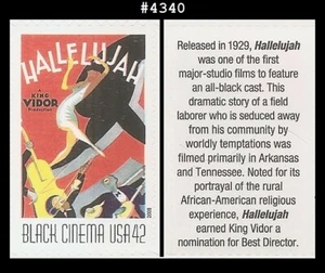 USA4 #4340 MNH Hallelujah Schwarzes Kino - Bild 1 von 1